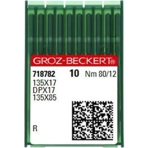 Groz Beckert DPX17 Punteriz ve Deri Iğnesi 12 No (10 Adet)
