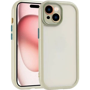 Apple iPhone 13 Kılıf Kamera Korumalı Renkli Kenar ve Çerçeve Tasarımlı Vitamin Kapak