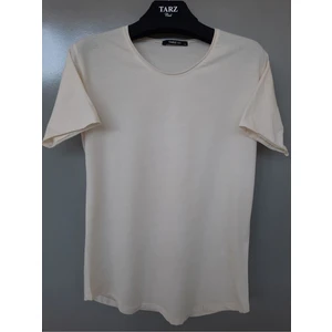 Tarz Cool Erkek Taş Pis Yaka Salaş T-Shirt