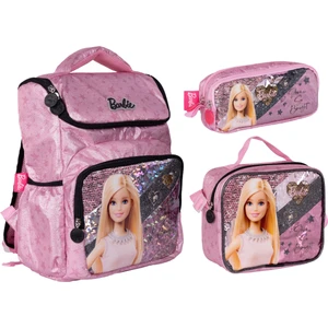 Barbie Ilk ve Ortaöğretim Okul Çantası Beslenme Çantası ve Kalem Çantası Seti