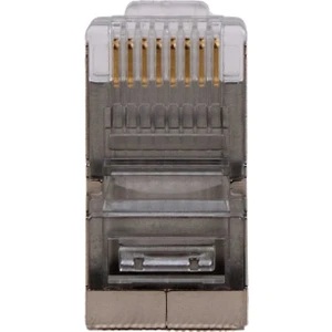 Metal Rj45 Cat5 Jack Konnektör Uç Lan Ethernet 100lu paket