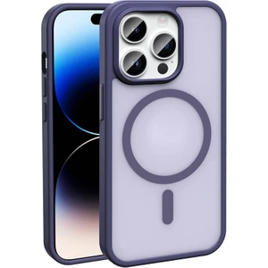Apple iPhone 13 Pro Kılıf Magsafe Şarj Özellikli Mat Arka Yüzey Sio Kapak