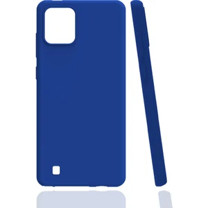 Realme C11 2021 Kılıf Lüx Ince Mat Renkli Pürüzsüz Yumuşak Soft Silikon Telefon Kılıfı
