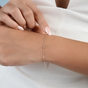 Altın Kesesi 14 Ayar Altın Sarı Dorika Toplu Günlük Bileklik