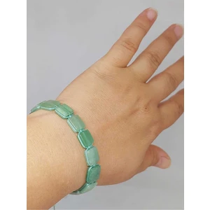 Yaşam Tohumu Aventurin Taşı Makrome Tasarım Bileklik (51586)