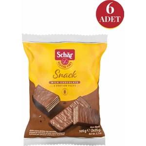 Snack Çikolata Kaplı Fındıklı Gofret 3x35 GR (6 ADET)