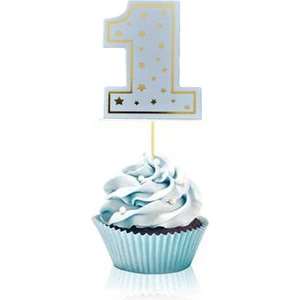 1Yaş Kürdan Mavi 10'Lu