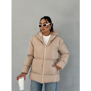 Moda Armanc Kadın Kapüşonlu Şişme Mont
