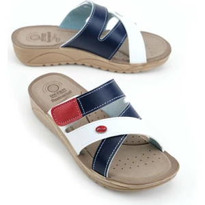 Kadın Yazlık Suni Deri Anatomical Yumuşak Taban Tek Cırtlı Ayarlanabilir Yüksek Topuk Günlük Terlik