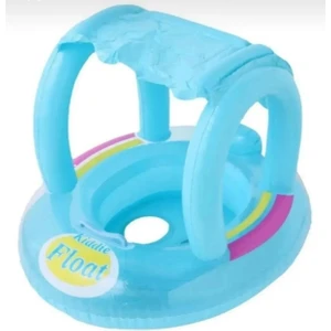 Float Şişme Oturaklı Gölgelikli Bebe Flotörü Bebek Simidi Gölgelikli Deniz Havuz Simidi
