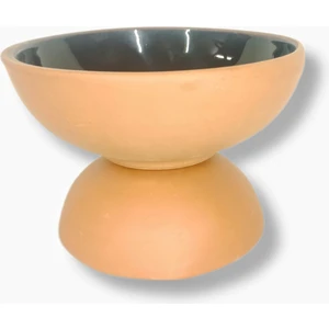 Çömlek Diyarı Oval Ayaklı Kase