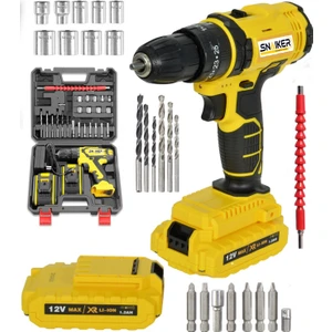 12V Metal Şanzıman Yeni Nesil Akülü Vidalama