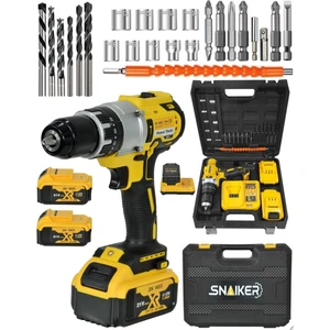 Snaiker Yeni Seri 13MM 21V 1.3A Akülü Vidalama