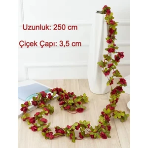 Ekozi Home Yapay Gül Sarmaşık Çiçek 250 Cm