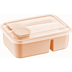 Holly Home Lunch To Go Beslenme Kabı Bölmeli Sosluklu Beslenme Kabı 600 ml + 320 ml + 40 ml