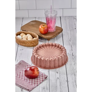 Granit Döküm Tart Kalıbı Rose Gold 26CM Kutulu Dilimli Tart Turta Kalıbı Rose Gold Kutulu