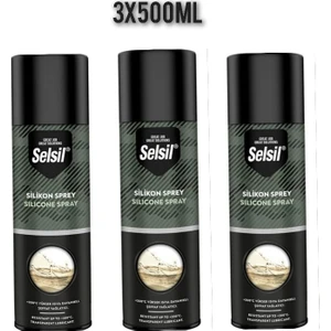 Silikon Sprey 3 x 500 ml