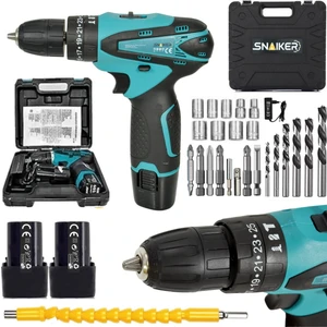 12V Yeni Seri Akülü Vidalama 24 Parça Uç Setli Art Tipi
