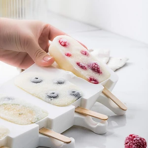 2 Adet Magnum Dondurma Kalıbı - 4'Lü Büyük Boy Pratik Magnum Silikon Dondurma Kalıbı