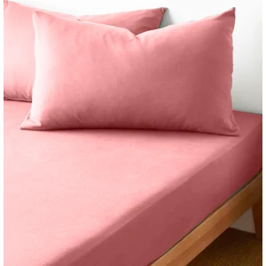 %100 Pamuk 62 Tel (155 TC) 150x200cm +37cm Yükseklik Çift Kişilik Lastikli Çarşaf Seti