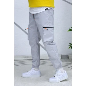 Erkek Paraşüt Kumaş Kargo Jogger Pantalon 1