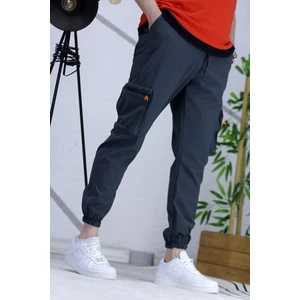 Erkek Paraşüt Kumaş Kargo Jogger Pantalon 1