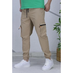 Erkek Paraşüt Kumaş Kargo Jogger Pantalon 1