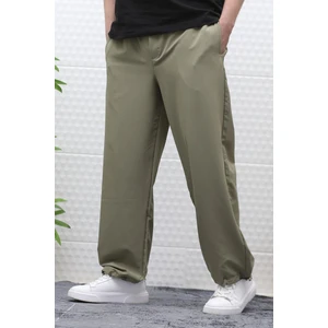 Erkek Baggy Pantolon Paça Ayarlanabilir Likralı Paraşüt Kumaş