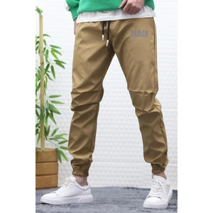 Erkek Jagger Pantolon Paraşüt Kumaş Su ve Rüzgar Geçirmez Diz Detaylı