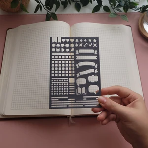 Karmelom Studio Bullet Journal Tasarım Şablon Cetvel