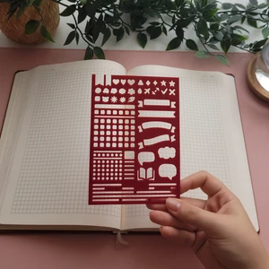 Karmelom Studio Bullet Journal Tasarım Şablon Cetvel
