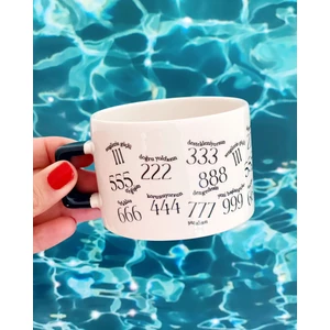 Sayı Sekansları Manifestle Hediye Kupa Fincan