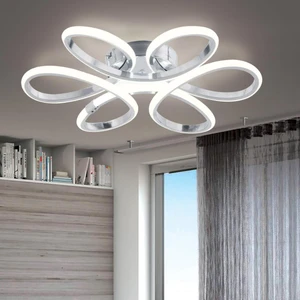 Linup Modern Gri Plafonyer Tavana Sıfır Beyaz Işık Salon Mutfak Yatak Odası Led Avize