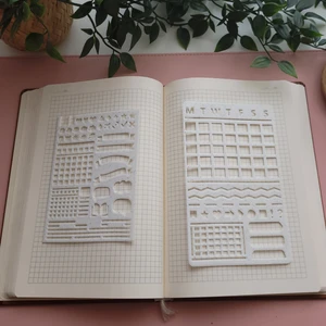 Karmelom Studio Bullet Journal Planlayıcı ve Tasarım Şablon Cetvel Set