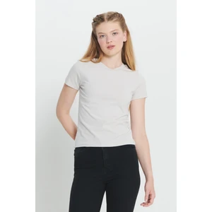 Altınyıldız Classics Slim Fit Dar Kesim Pamuklu Esnek Bisiklet Yaka Tişört