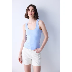 Ft Rib Basic Mavi Cami Atlet
