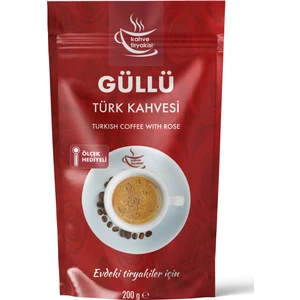 Kahve Tiryakisi Güllü Türk Kahvesi 200 gr Paket