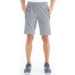 Air Jones Clive Gri Melanj Standart Kalıp Erkek Şort - 81249