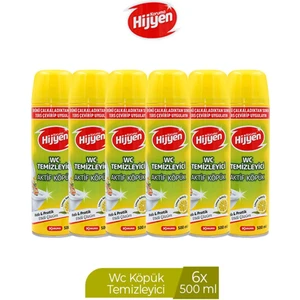 Koruma Hijyen Wc Temizleyici Aktif Köpük 500 ml x 6 Adet