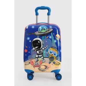 5254 Astronat Çocuk Valizi Mavi