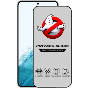 Caseart Samsung Galaxy S22 Tam Kaplayan Privacy Hayalet Temperli Ekran Koruycu Cam