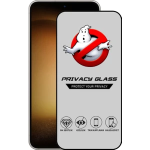 Caseart Samsung Galaxy S23 Tam Kaplayan Privacy Hayalet Temperli Ekran Koruycu Cam