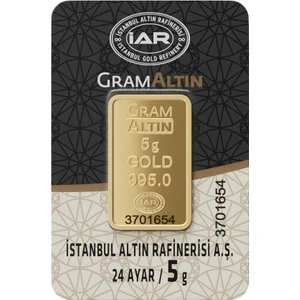 5 gr 24 Ayar Harem Altın Gram Külçe Altın