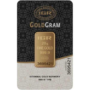 20 gr 999.9 IAR Gram Külçe Altın