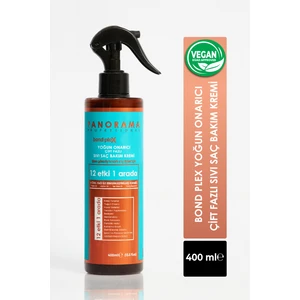 Panorama Professional Bond Plex Yoğun Onarıcı Çift Fazlı Sıvı Saç Bakım Kremi - 400 ml / 12 Etki 1 Arada / 4 Özel Yağ ile zenginleştirilmiş formül