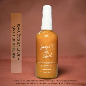 Amour De La Nature Lumiere De Soleil Işıltılı Simli Nemlendirici Yağ 100 ml