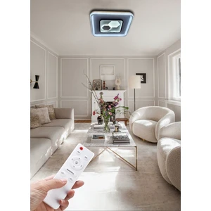 Bluetooth Kontrollü Tavana Sabit Üç Renk  LED Plafonyer Avize