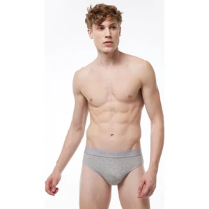 Erkek 2 Li Paket Gri Modal Slip Külot 080 2M080
