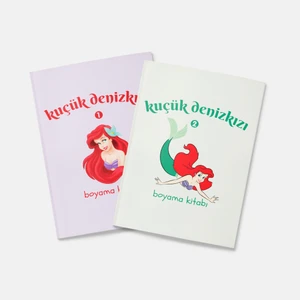 Küçük Denizkızı Boyama Kitabı 2'li Set