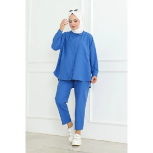 Gömlek Pantolon Ikili Takım 1057 -Indigo